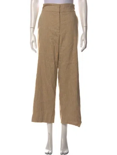 Pre-owned Veronica Beard Wide Leg Pants In Neutrals