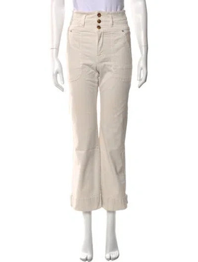 Pre-owned Veronica Beard Wide Leg Pants In Neutrals