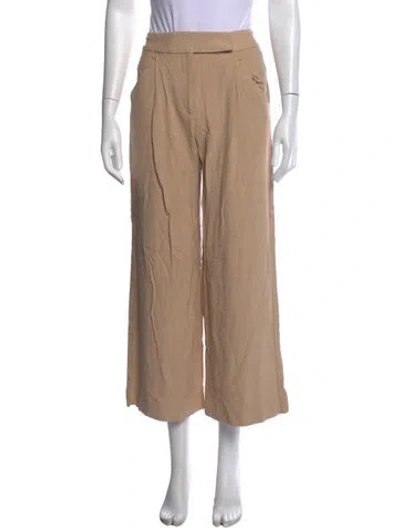 Pre-owned Veronica Beard Wide Leg Pants In Neutrals