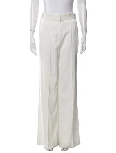 Pre-owned Veronica Beard Wide Leg Pants In Neutrals