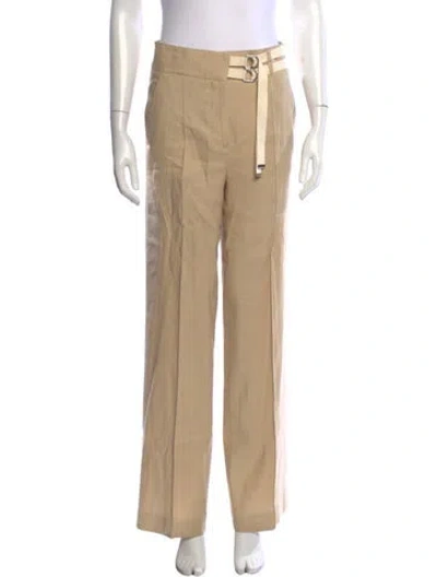 Pre-owned Veronica Beard Wide Leg Pants In Neutrals