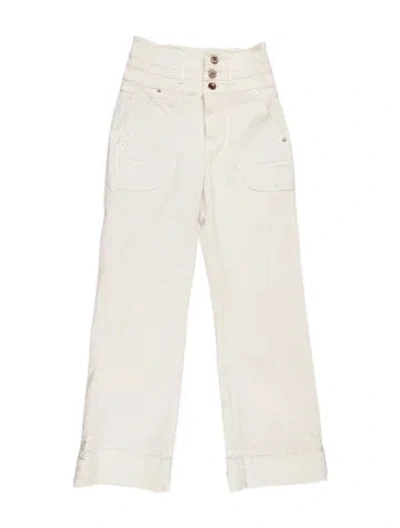 Pre-owned Veronica Beard Wide Leg Pants In Neutrals