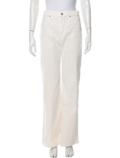 Pre-owned Veronica Beard Wide Leg Pants In Neutrals