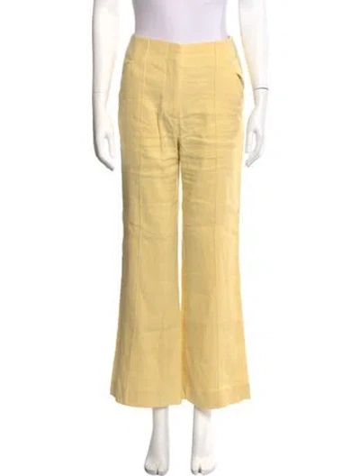 Pre-owned Veronica Beard Wide Leg Pants In Neutrals