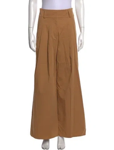 Pre-owned Veronica Beard Wide Leg Pants In Neutrals