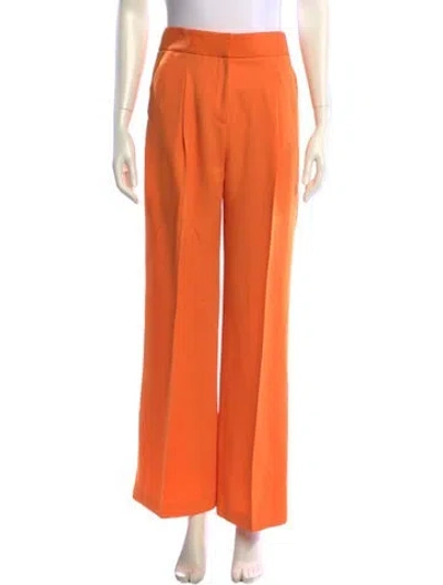 Pre-owned Veronica Beard Wide Leg Pants In Orange