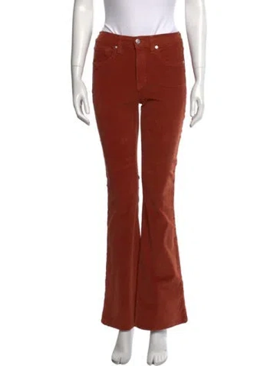 Pre-owned Veronica Beard Wide Leg Pants In Orange
