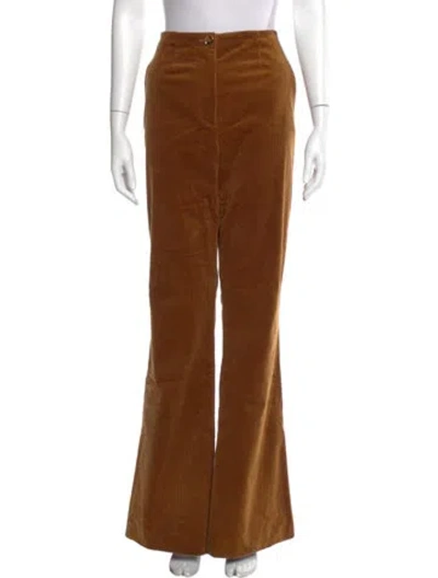 Pre-owned Veronica Beard Wide Leg Pants In Orange