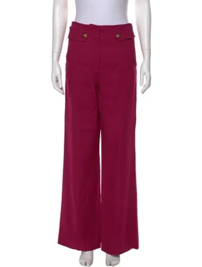 Pre-owned Veronica Beard Wide Leg Pants In Pink