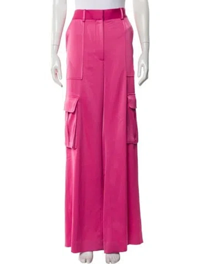 Pre-owned Veronica Beard Wide Leg Pants In Pink