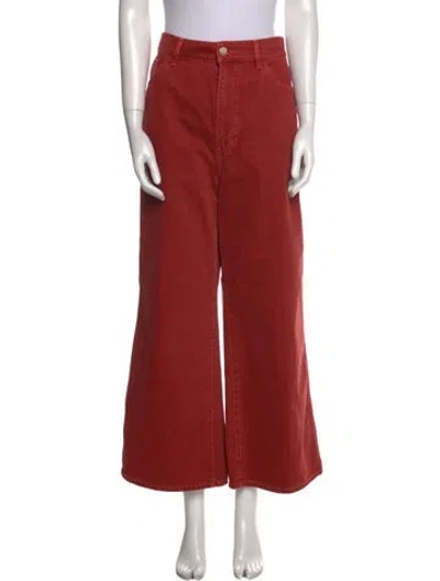Pre-owned Veronica Beard Wide Leg Pants In Pink
