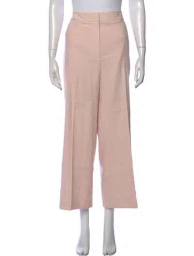 Pre-owned Veronica Beard Wide Leg Pants In Pink