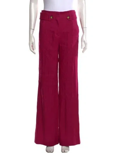 Pre-owned Veronica Beard Wide Leg Pants In Pink