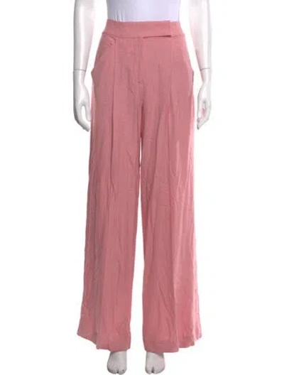 Pre-owned Veronica Beard Wide Leg Pants In Pink