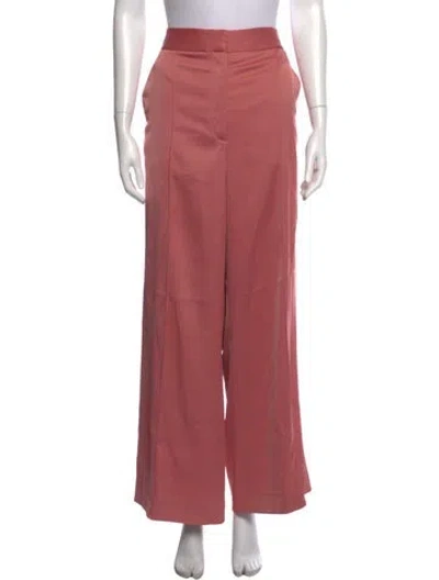 Pre-owned Veronica Beard Wide Leg Pants In Pink