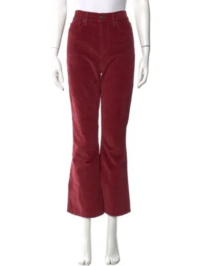 Pre-owned Veronica Beard Wide Leg Pants In Red