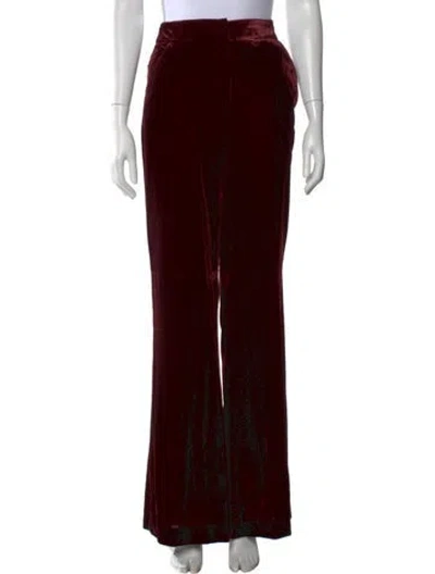 Pre-owned Veronica Beard Wide Leg Pants In Red