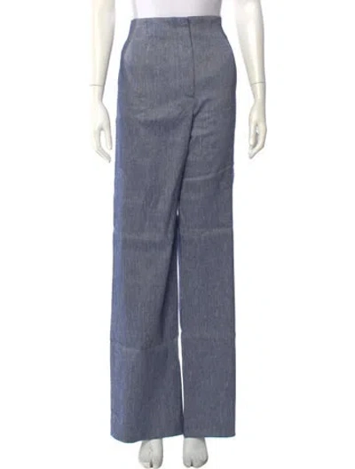 Pre-owned Veronica Beard Wide Leg Pants W/ Tags In Blue