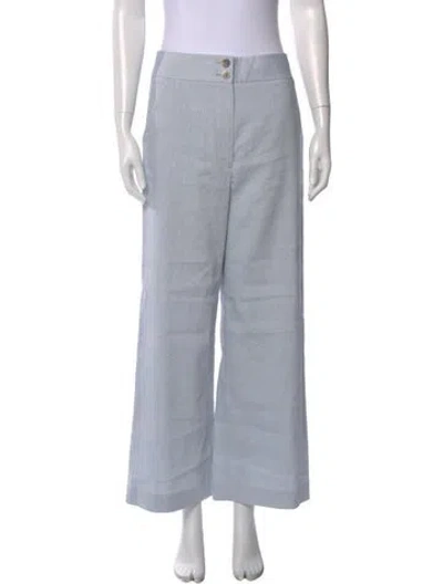Pre-owned Veronica Beard Wide Leg Pants W/ Tags In Blue