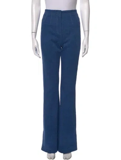 Pre-owned Veronica Beard Wide Leg Pants W/ Tags In Blue