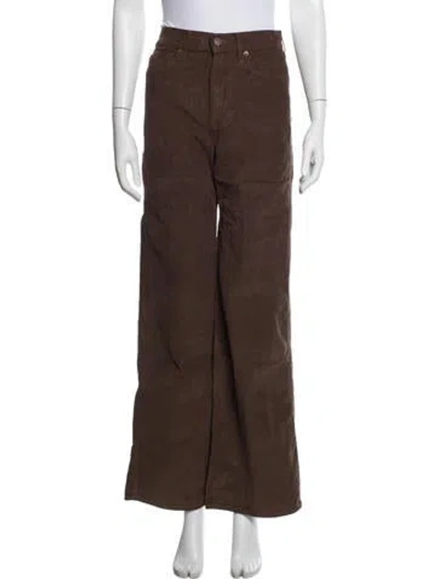 Pre-owned Veronica Beard Wide Leg Pants W/ Tags In Brown