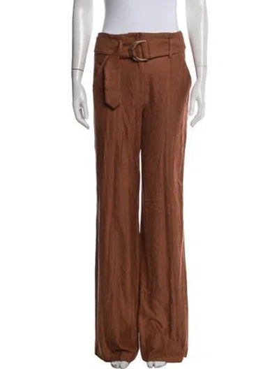 Pre-owned Veronica Beard Wide Leg Pants W/ Tags In Brown