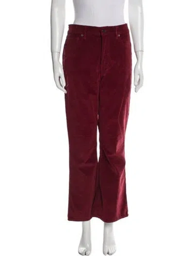 Pre-owned Veronica Beard Wide Leg Pants W/ Tags In Burgundy