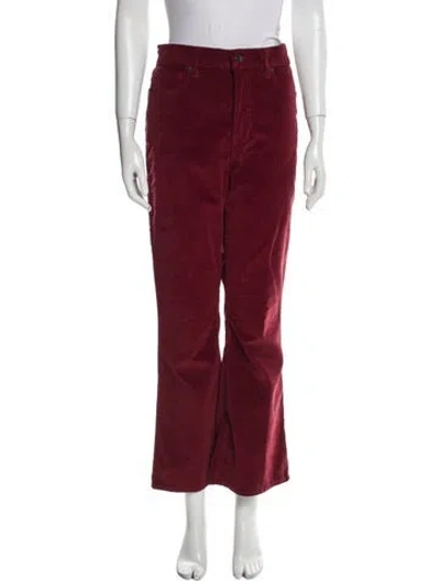 Pre-owned Veronica Beard Wide Leg Pants W/ Tags In Burgundy