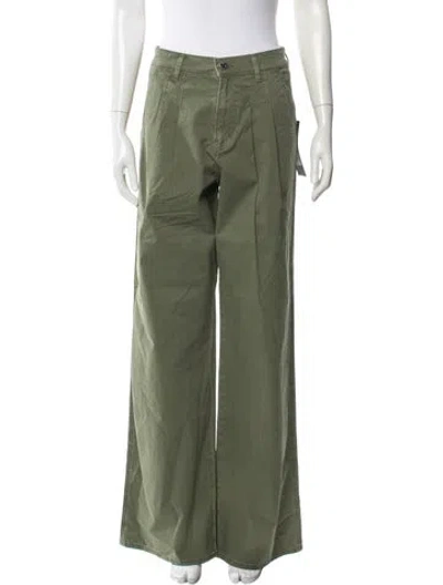 Pre-owned Veronica Beard Wide Leg Pants W/ Tags In Green
