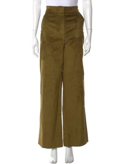Pre-owned Veronica Beard Wide Leg Pants W/ Tags In Green