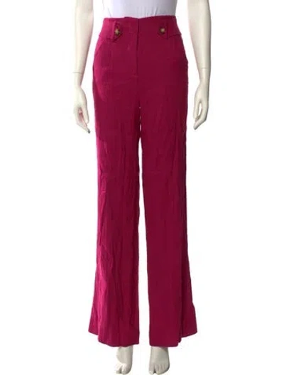 Pre-owned Veronica Beard Wide Leg Pants W/ Tags In Purple
