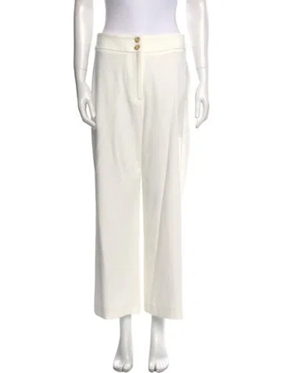 Pre-owned Veronica Beard Wide Leg Pants W/ Tags In White