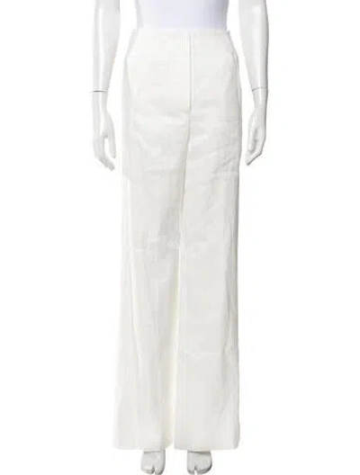 Pre-owned Veronica Beard Wide Leg Pants W/ Tags In White
