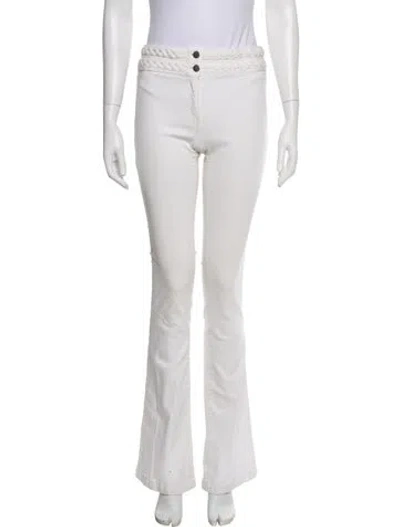 Pre-owned Veronica Beard Wide Leg Pants In White
