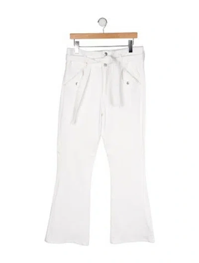 Pre-owned Veronica Beard Wide Leg Pants In White