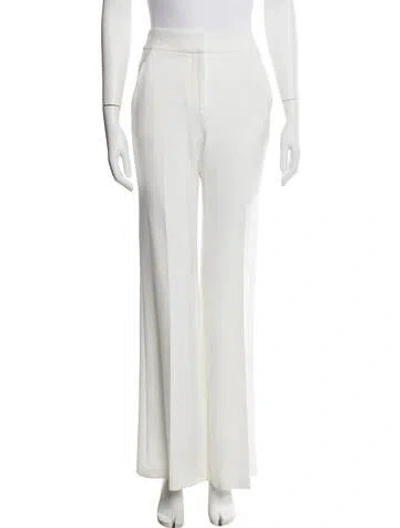 Pre-owned Veronica Beard Wide Leg Pants In White