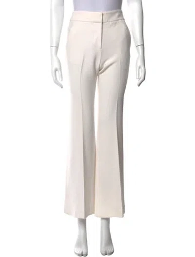 Pre-owned Veronica Beard Wide Leg Pants In White