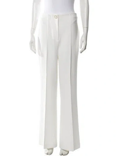 Pre-owned Veronica Beard Wide Leg Pants In White
