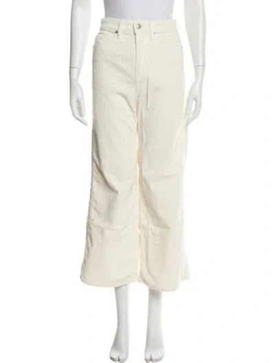 Pre-owned Veronica Beard Wide Leg Pants In Yellow