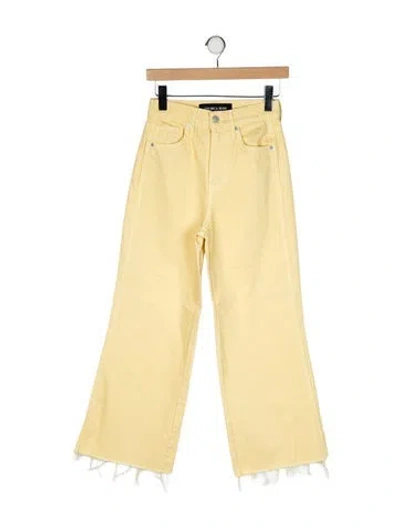 Pre-owned Veronica Beard Wide Leg Pants In Yellow