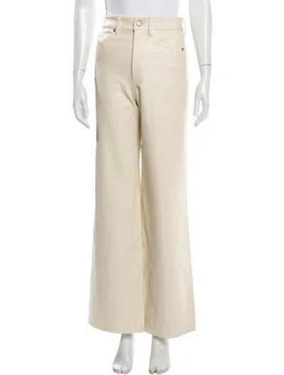 Pre-owned Veronica Beard Wide Leg Pants In Yellow