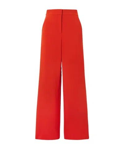 Veronica Beard Wide-leg Pants In Red