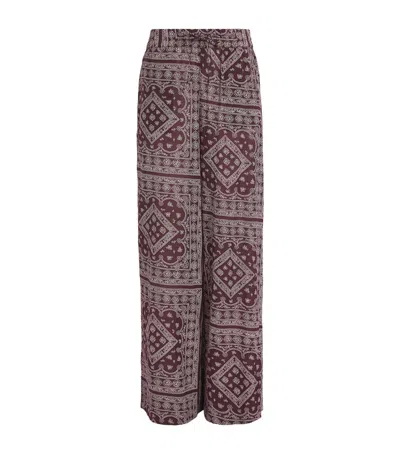Veronica Beard Wide-leg Sylvester Trousers In Brown