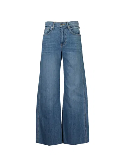 Veronica Beard Wide-leg Taylor Palazzo Pants In Blue