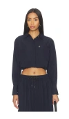 Veronica Beard Drawstring Collection Shirt In Blue