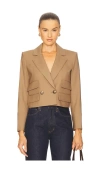 Veronica Beard Wilkie Jacket In Brown