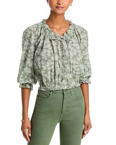 Veronica Beard Williamsen Top In Green