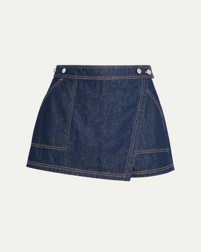 VERONICA BEARD WINSLET DENIM SKORT