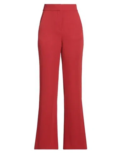 Veronica Beard Woman Pants Red Size 8 Triacetate, Polyester