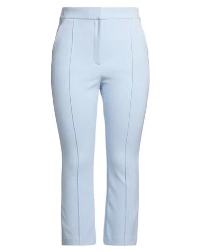 VERONICA BEARD VERONICA BEARD WOMAN PANTS SKY BLUE SIZE 10 POLYESTER, VISCOSE, COTTON, ELASTANE
